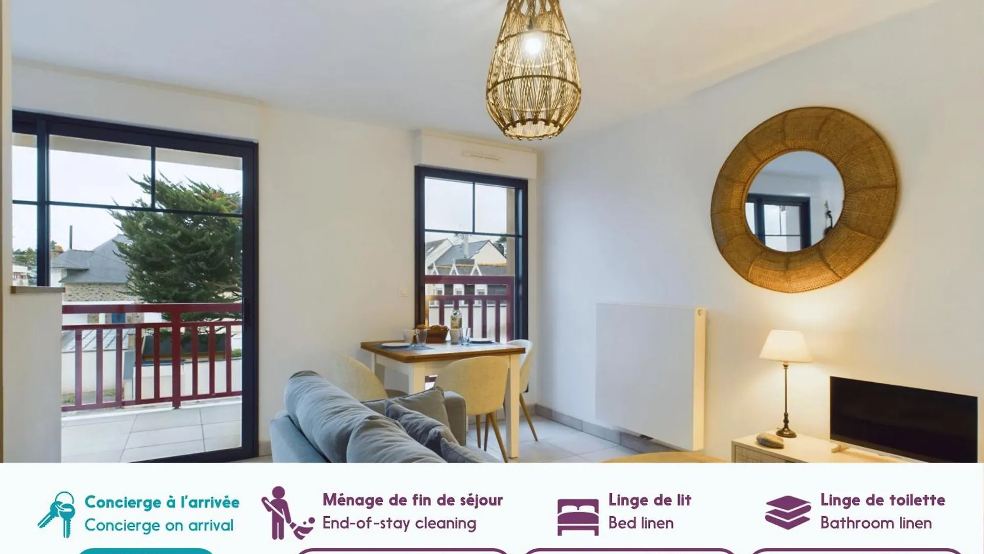 Appart Pour 2 - 50 M De La Plage Du Val Andre بلينوف-فال-أندريه 0*,